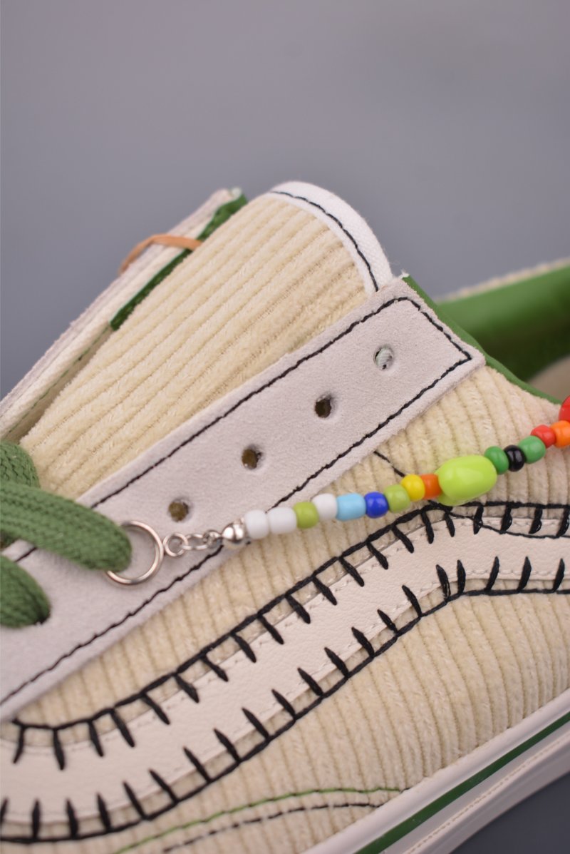 Vans Premium Old Skool 'White / Green' view
