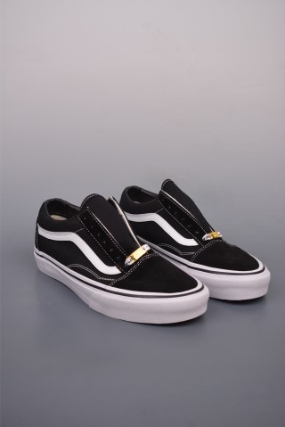 Vans Premium Old Skool VPS 'Black / White / Gold' view 1