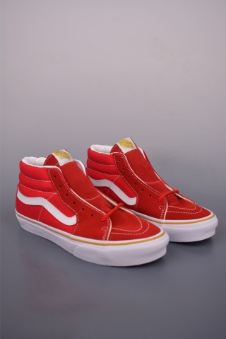 Vans Premium Sk8-Mid 'Red / White' view 1