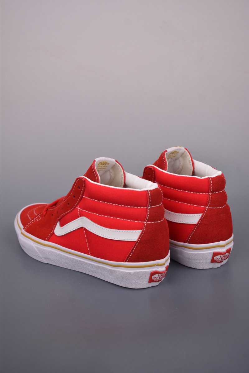Vans Premium Sk8-Mid 'Red / White' view