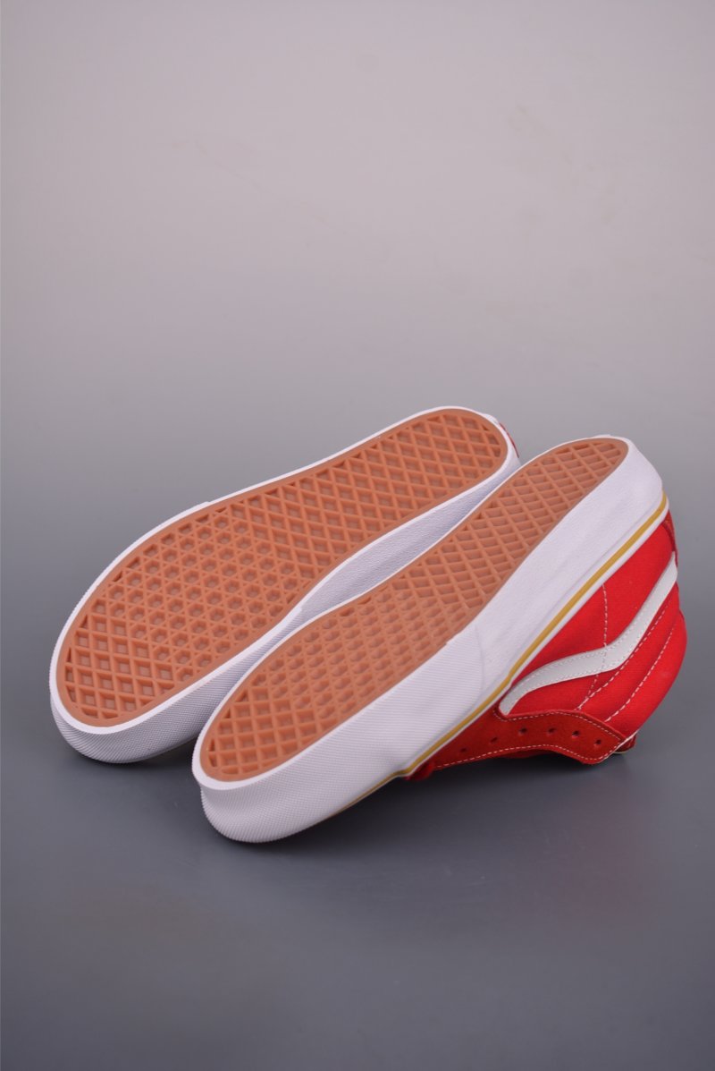 Vans Premium Sk8-Mid 'Red / White' view
