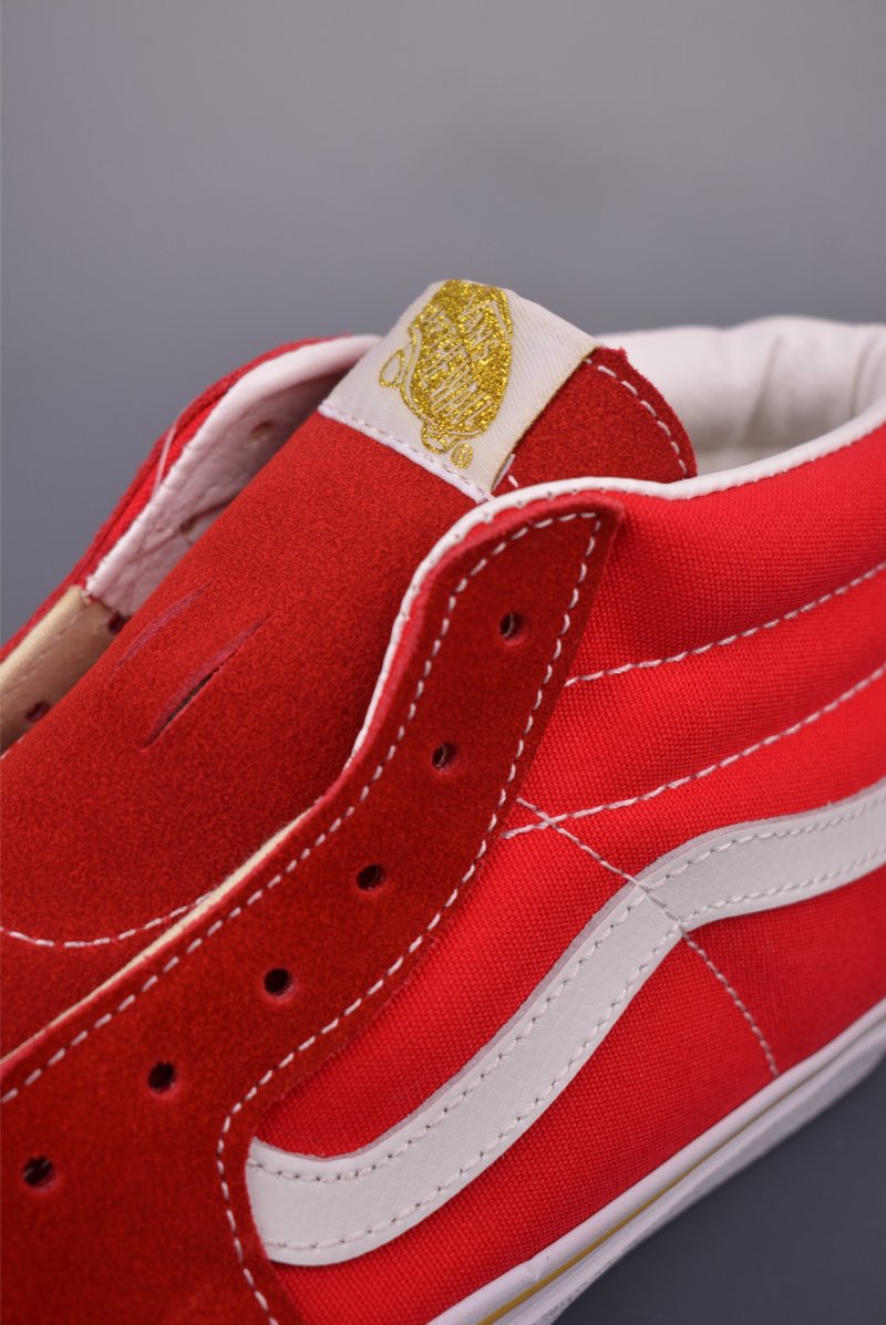 Vans Premium Sk8-Mid 'Red / White' view