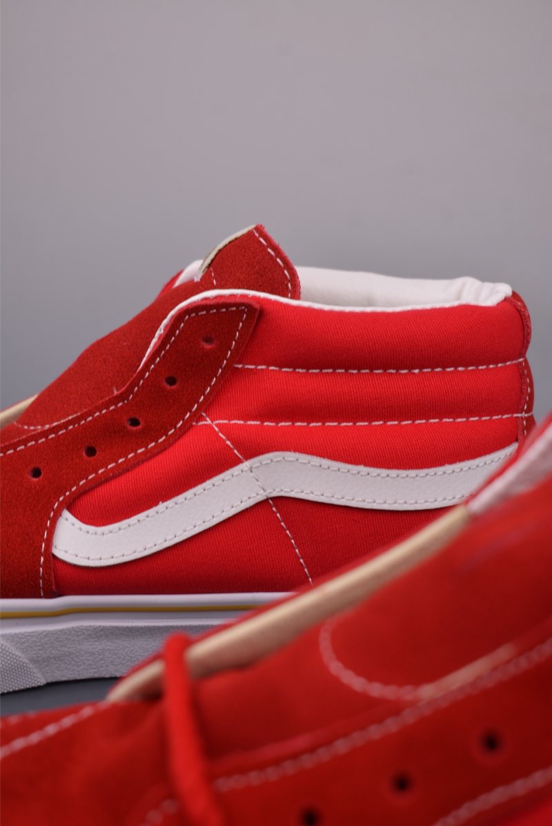 Vans Premium Sk8-Mid 'Red / White' view