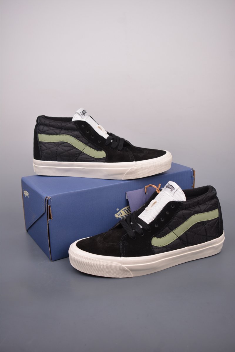 Vans Premium Sk8-Mid 'Black / Green' view