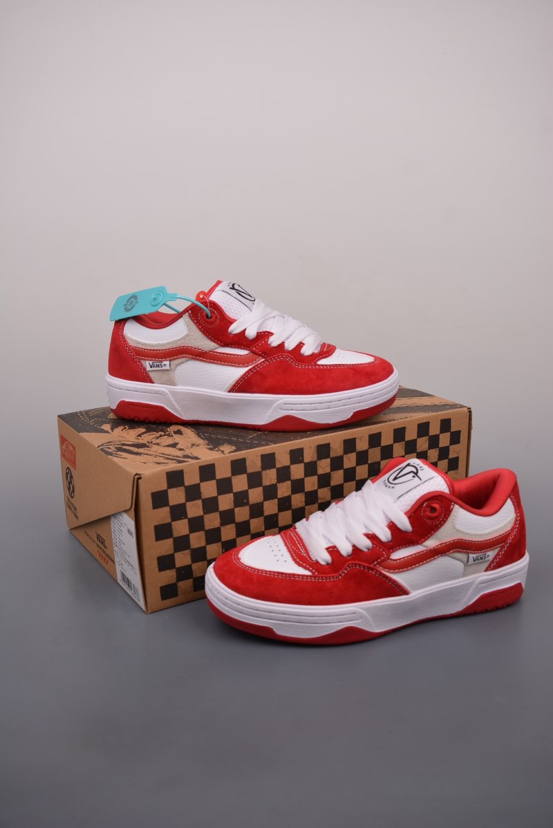 Vans Rowan 'White / Red' view