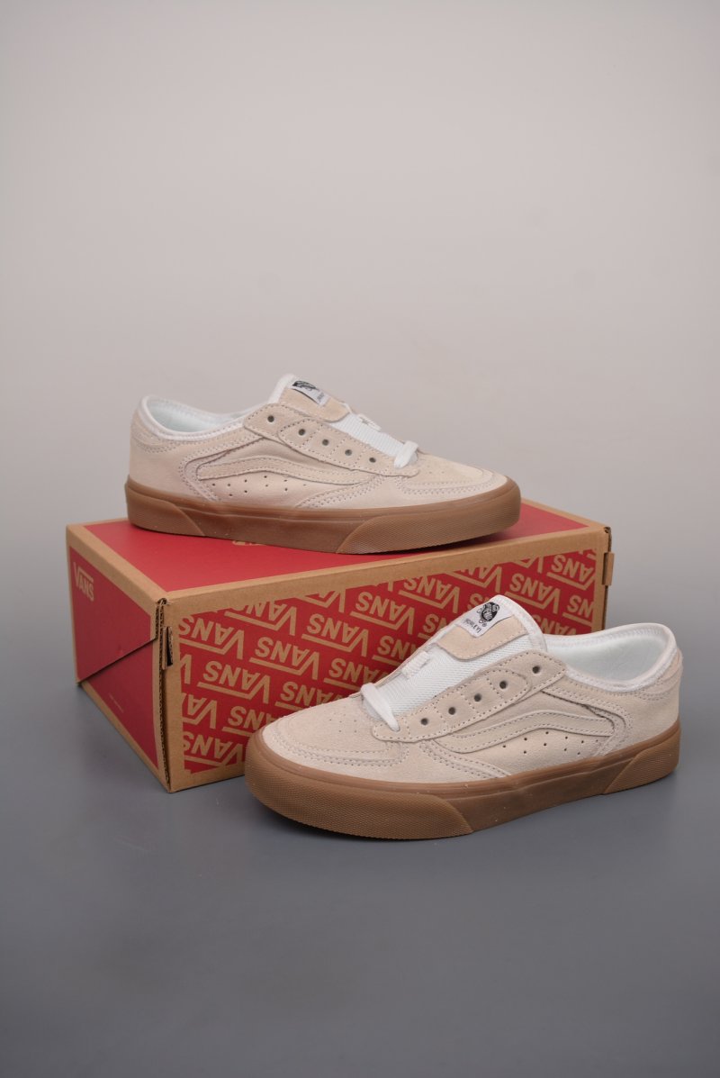 Vans Rowley Classics Sidestripe Pro 'White / Beige' view