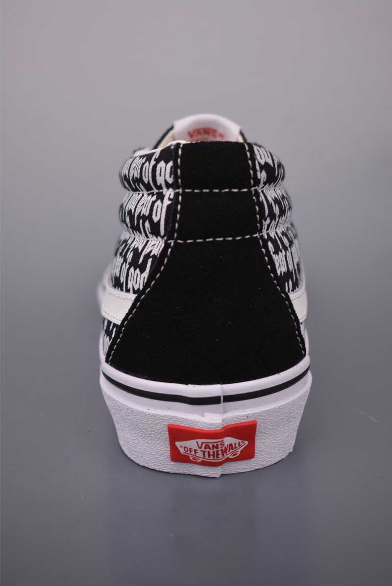 Vans Sk8-Hi x FOG 'Black / White' view