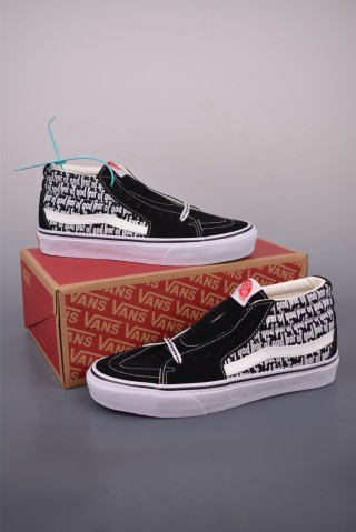 Vans Sk8-Hi x FOG 'Black / White' view 5
