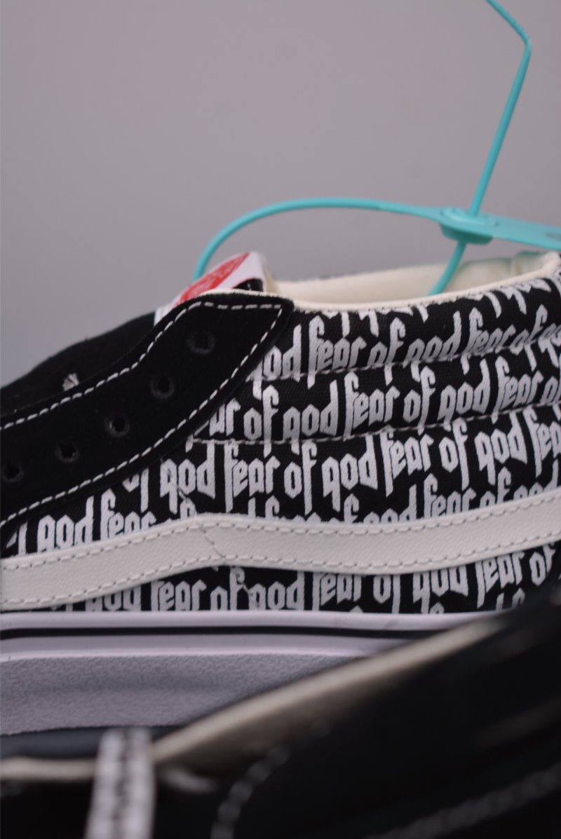 Vans Sk8-Hi x FOG 'Black / White' view