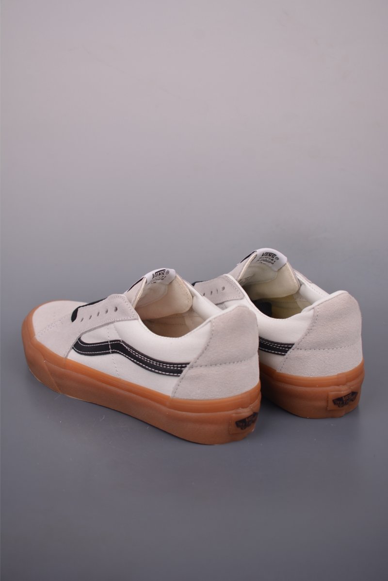 Vans Sk8-Low 'White / Black' view