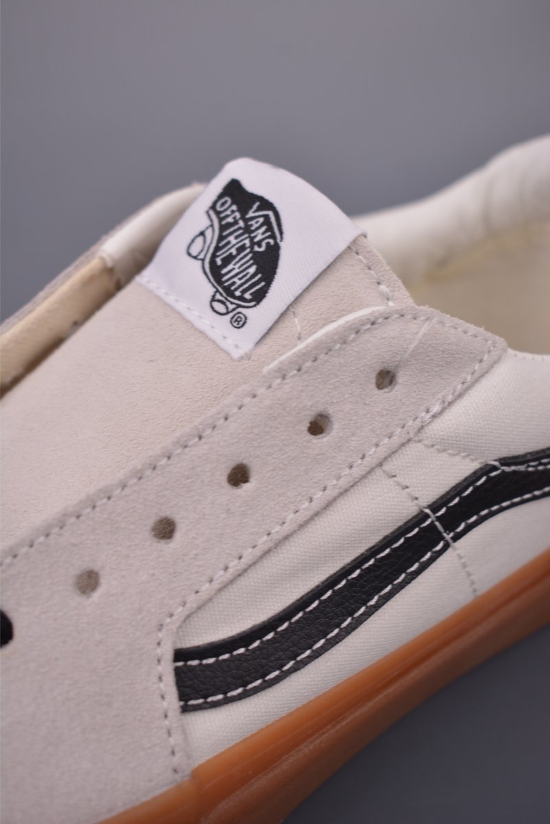 Vans Sk8-Low 'White / Black' view