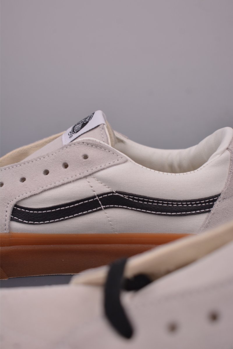 Vans Sk8-Low 'White / Black' view