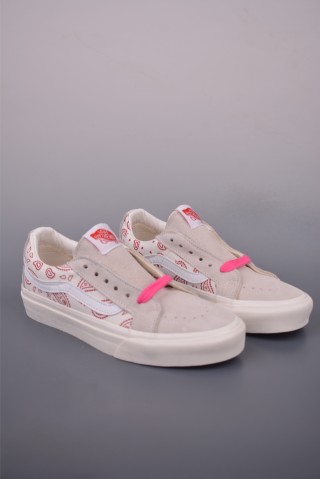 Vans Sk8-Low 'White / Pink' view 1