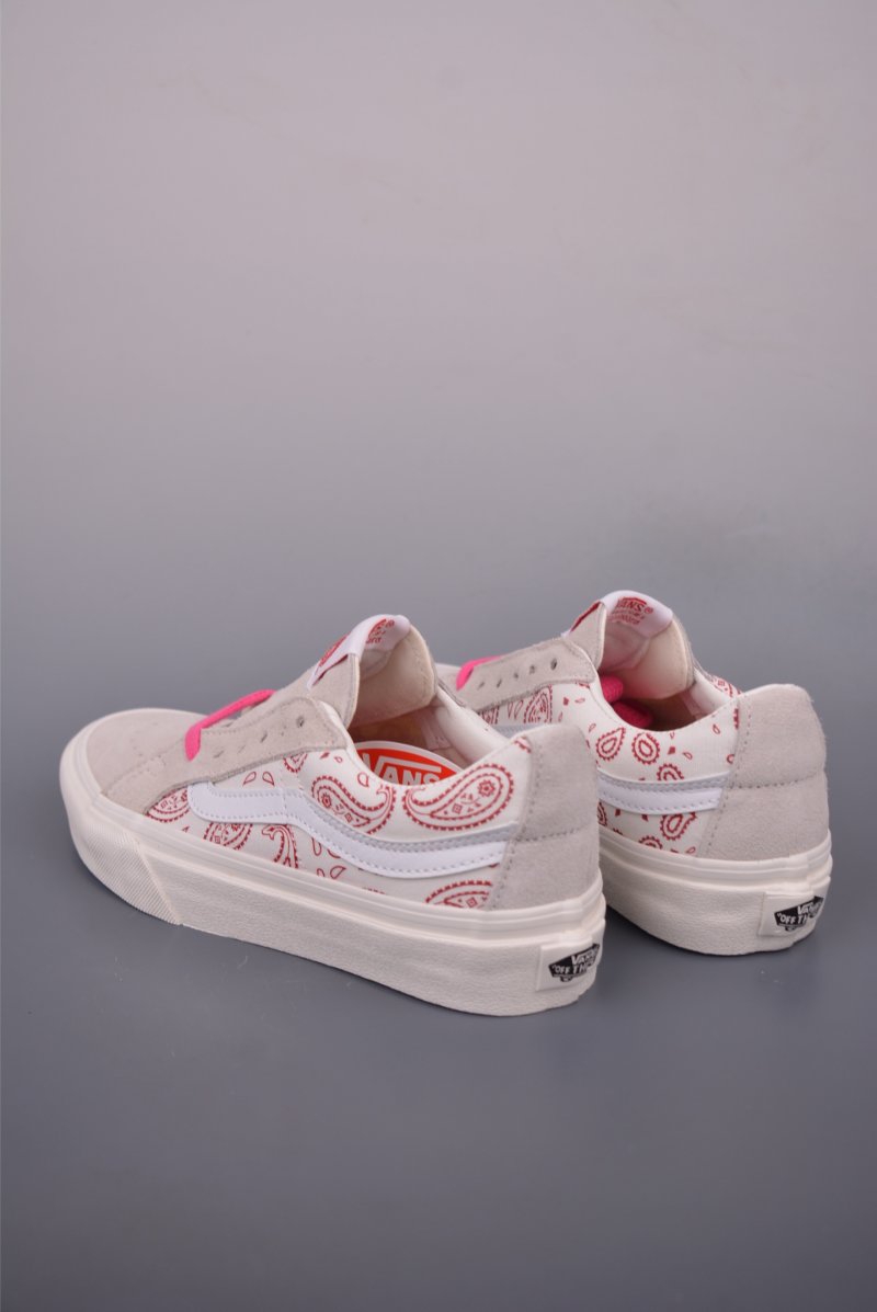 Vans Sk8-Low 'White / Pink' view