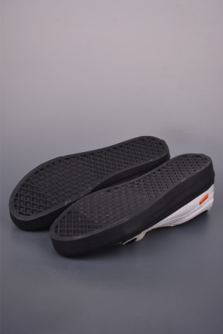 Vans Sk8-Low 'White / Black / Orange' view 3
