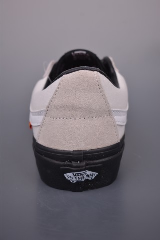 Vans Sk8-Low 'White / Black / Orange' view 4