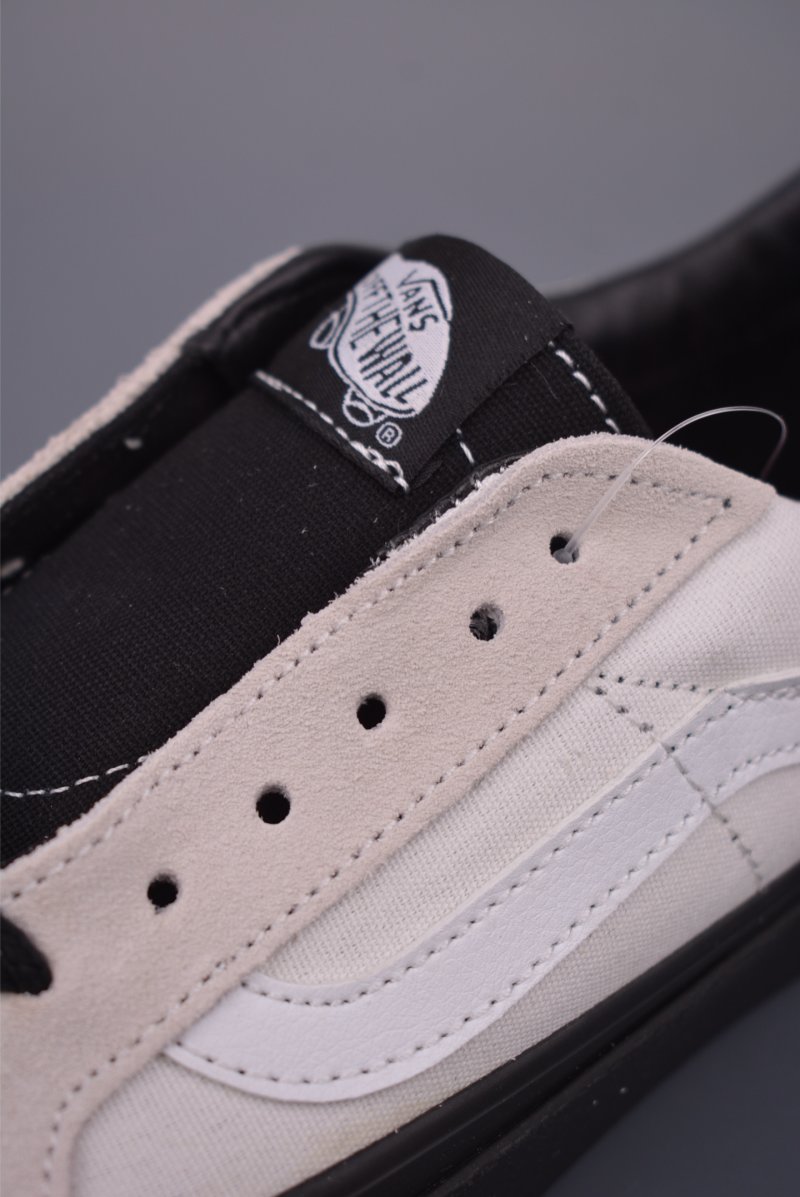 Vans Sk8-Low 'White / Black / Orange' view