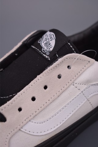 Vans Sk8-Low 'White / Black / Orange' view 7