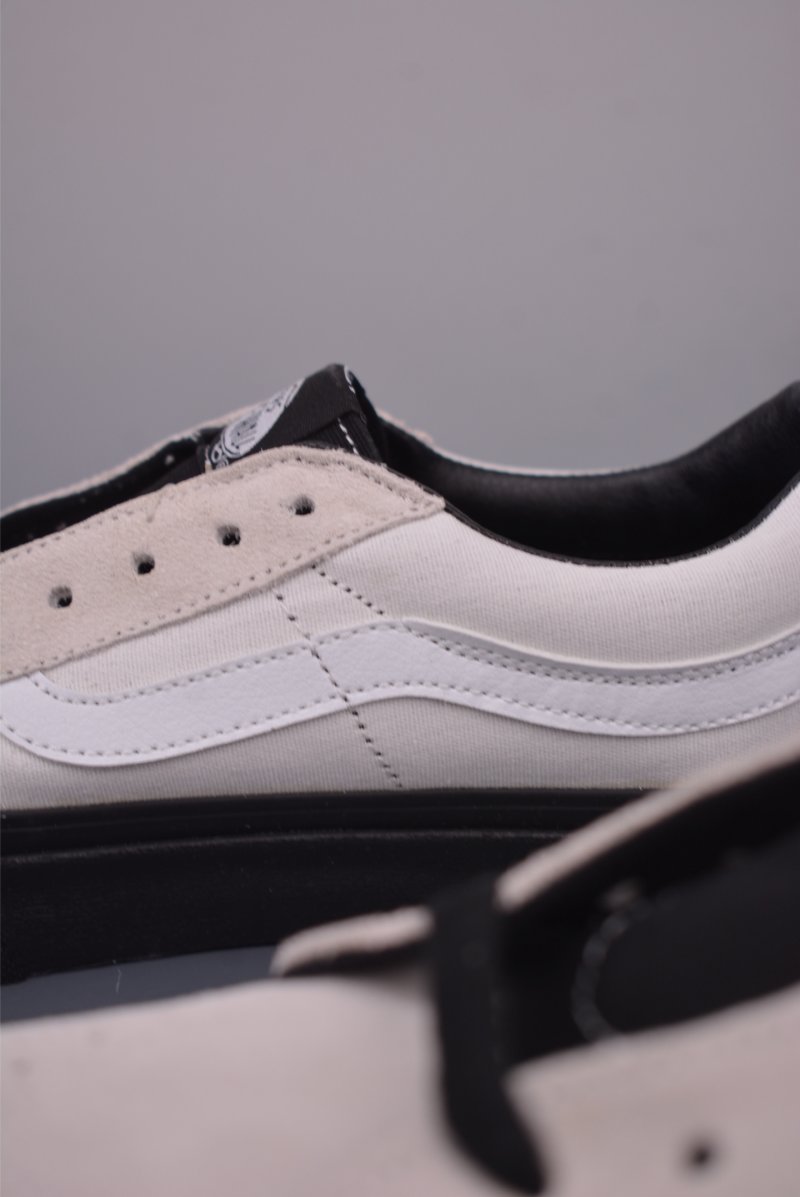 Vans Sk8-Low 'White / Black / Orange' view