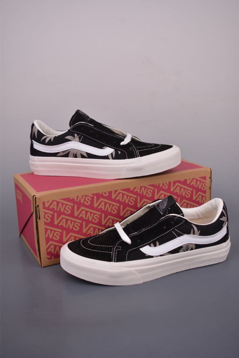 Vans Sk8-Low 'Black / Brown' view