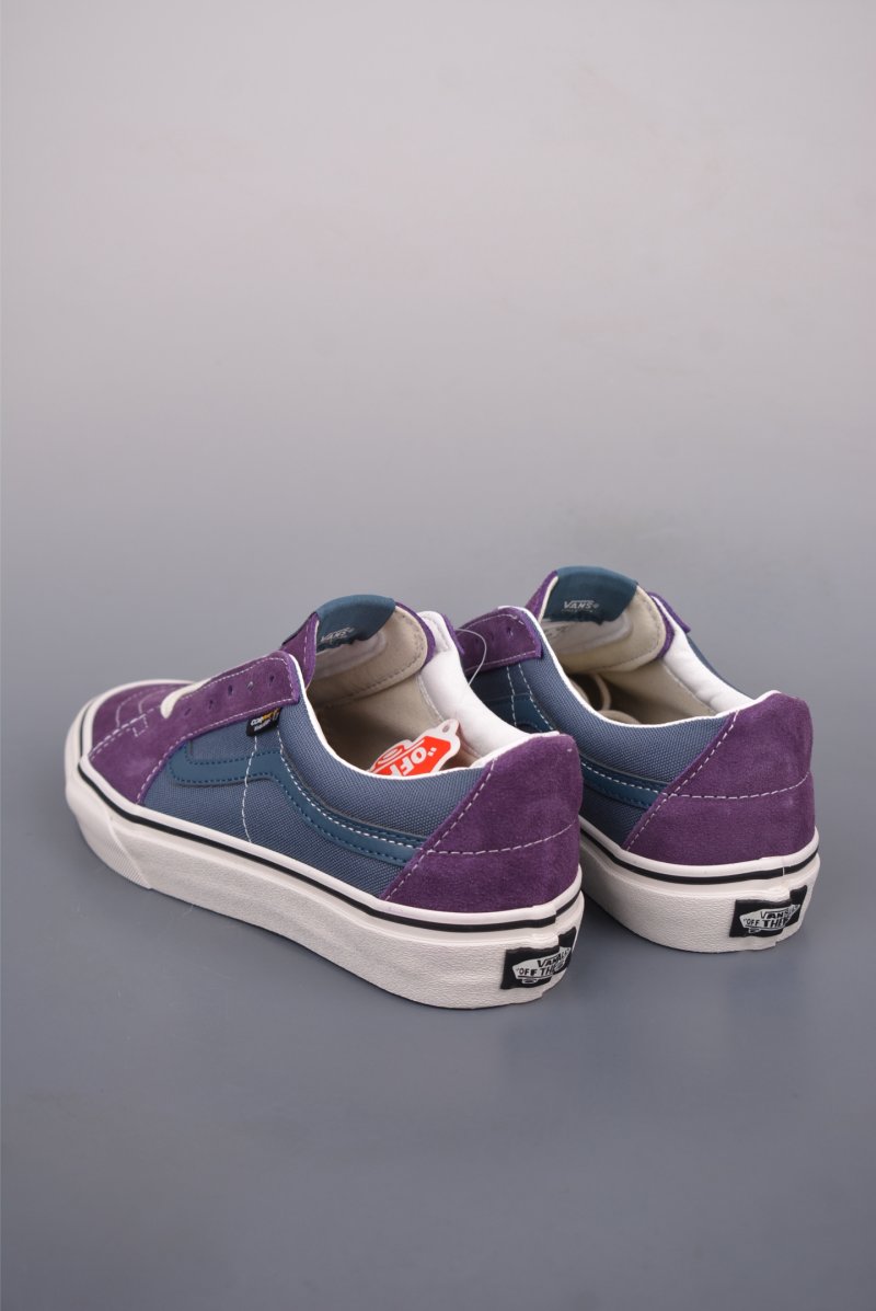 Vans Sk8-Low 'White / Blue / Purple' view