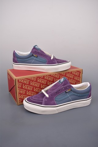 Vans Sk8-Low 'White / Blue / Purple' view 5