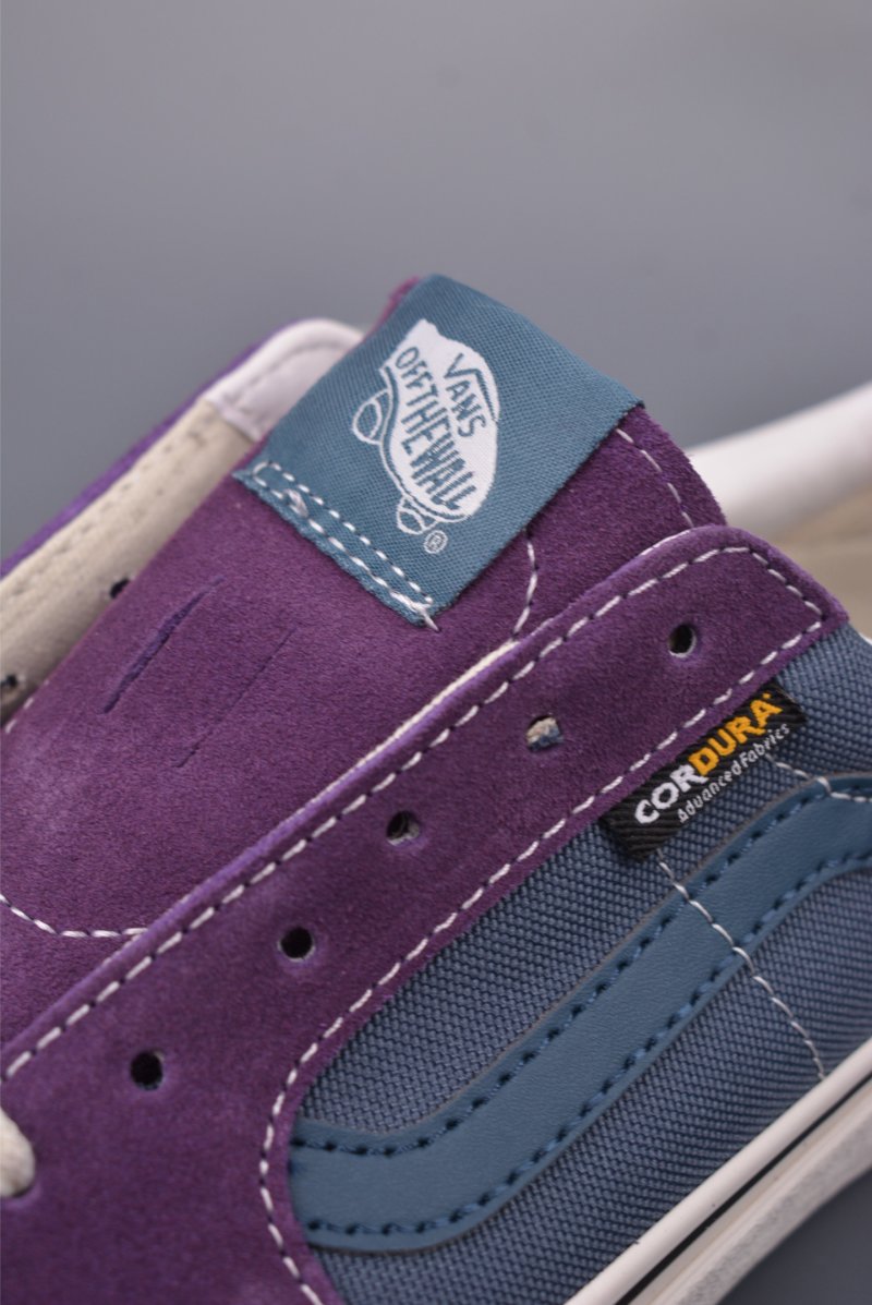 Vans Sk8-Low 'White / Blue / Purple' view