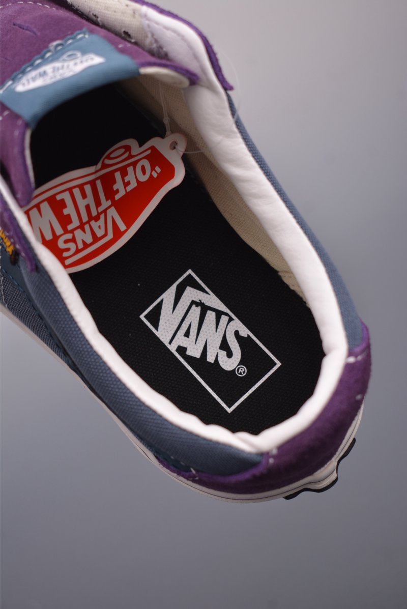 Vans Sk8-Low 'White / Blue / Purple' view