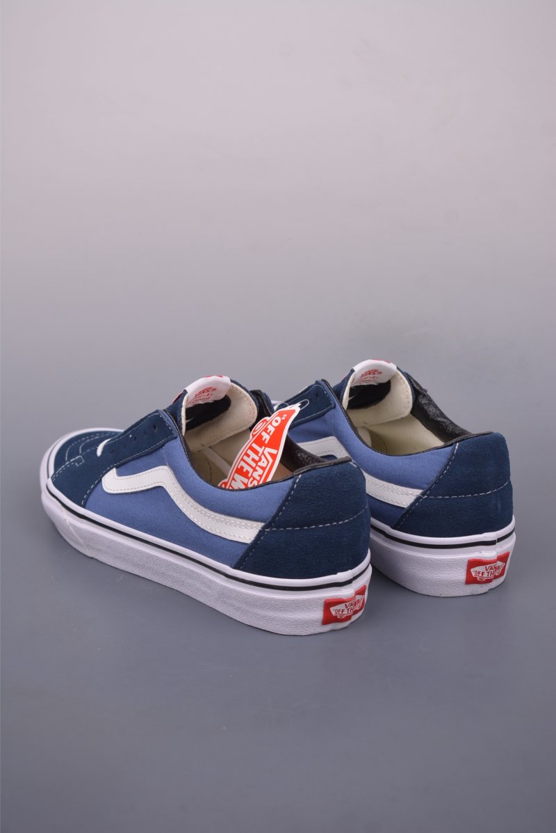 Vans Sk8-Low 'White / Blue' view