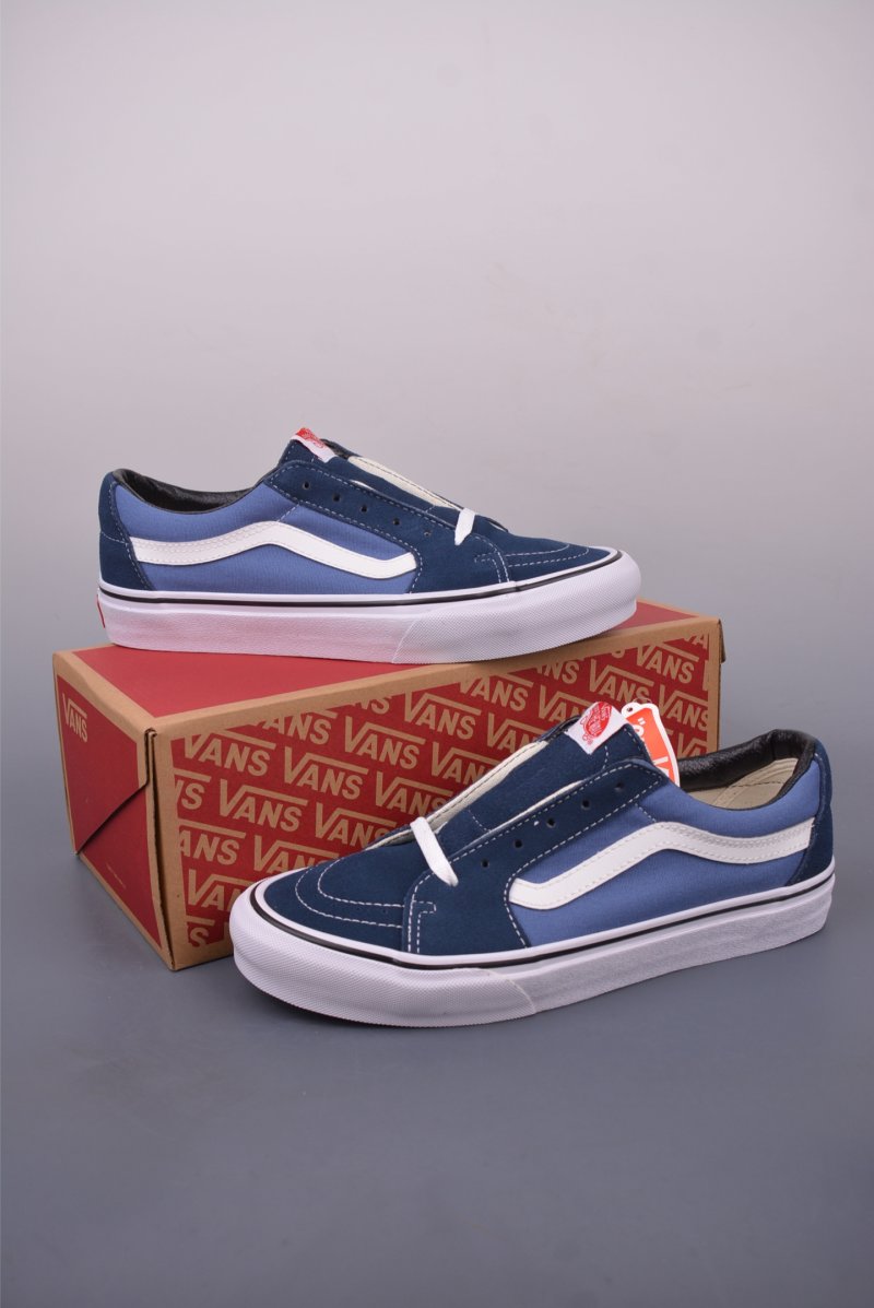 Vans Sk8-Low 'White / Blue' view