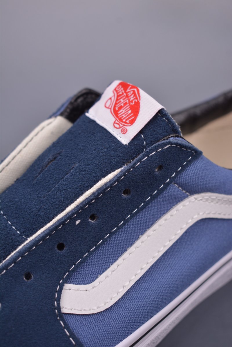 Vans Sk8-Low 'White / Blue' view