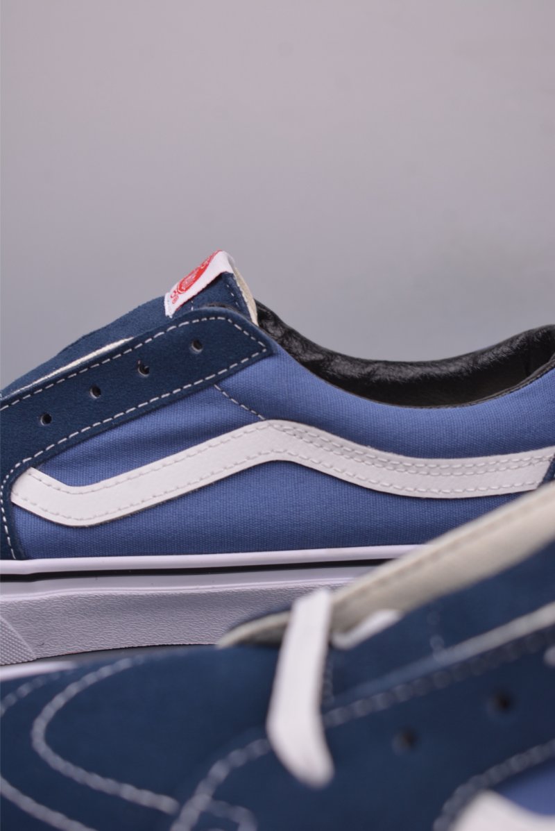 Vans Sk8-Low 'White / Blue' view