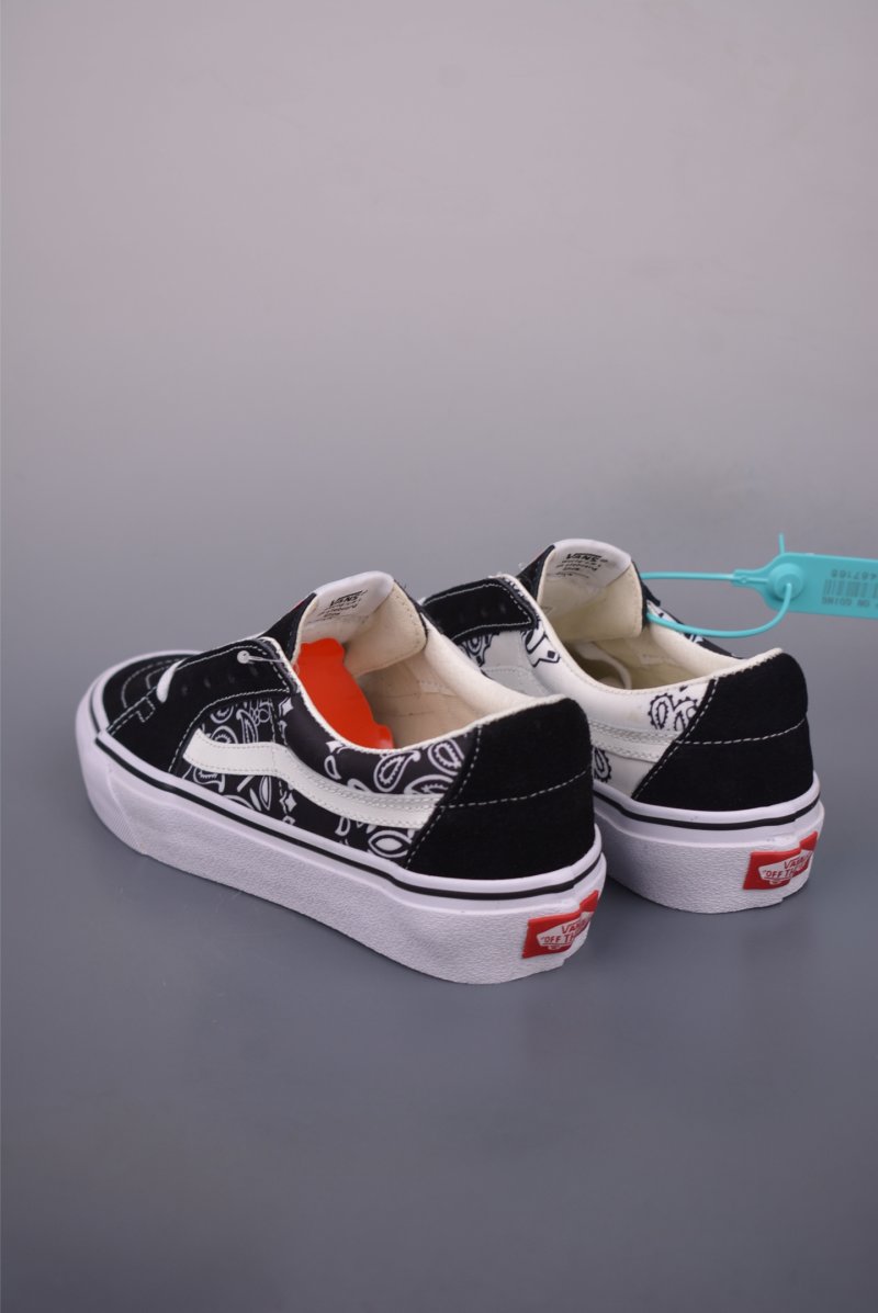 Vans Sk8-Low 'White Cashew Floral' view