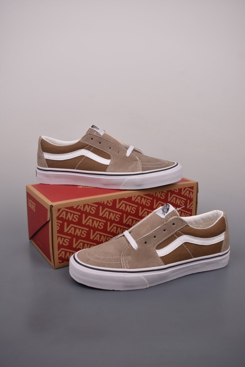 Vans Sk8-Low 'Green / Brown / White' view