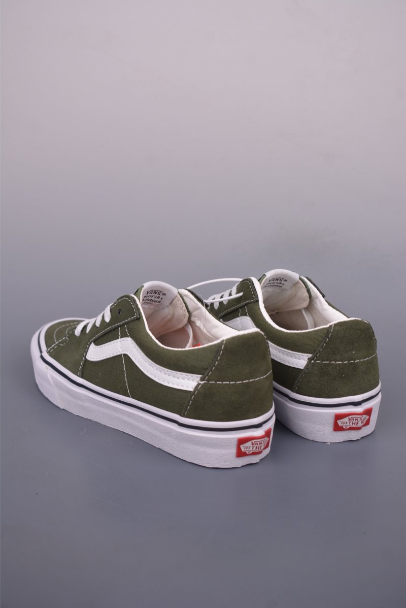 Vans Sk8-Low 'Green / White / Blue' view