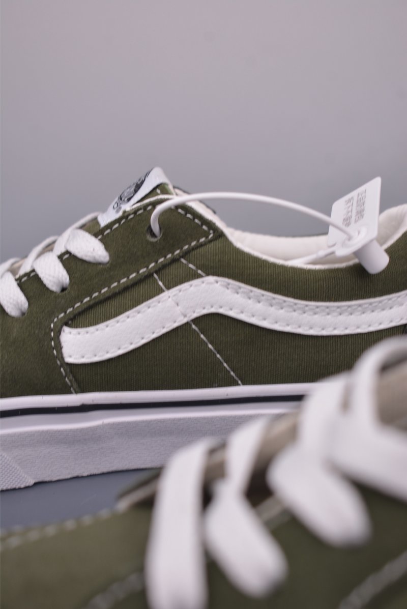 Vans Sk8-Low 'Green / White / Blue' view