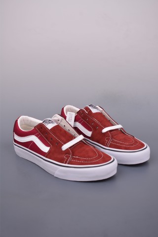 Vans Sk8-Low 'Wine Red' view 1