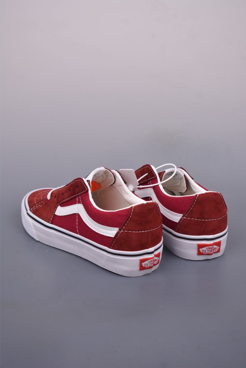 Vans Sk8-Low 'Wine Red' view