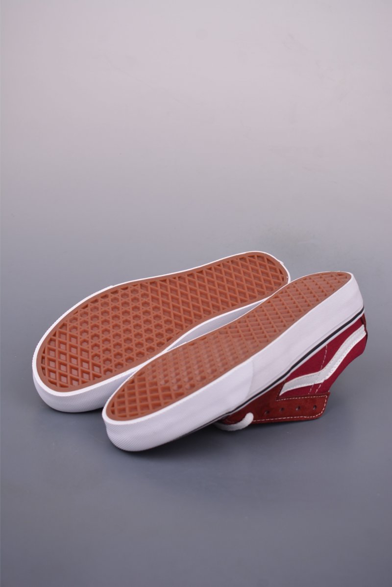 Vans Sk8-Low 'Wine Red' view