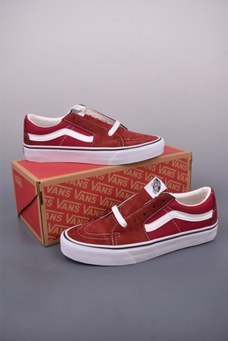 Vans Sk8-Low 'Wine Red' view 5