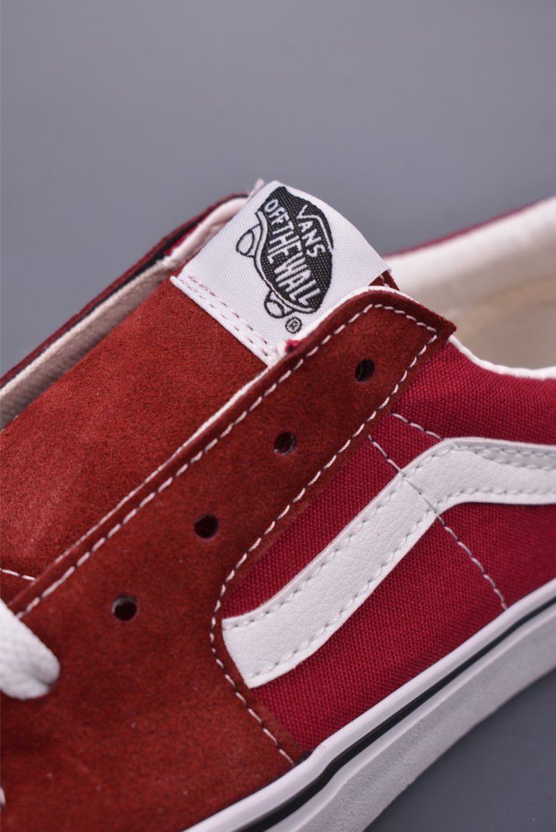 Vans Sk8-Low 'Wine Red' view