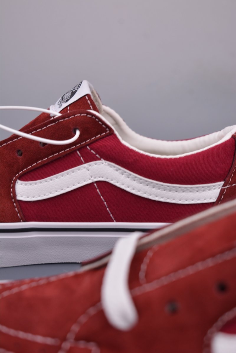 Vans Sk8-Low 'Wine Red' view