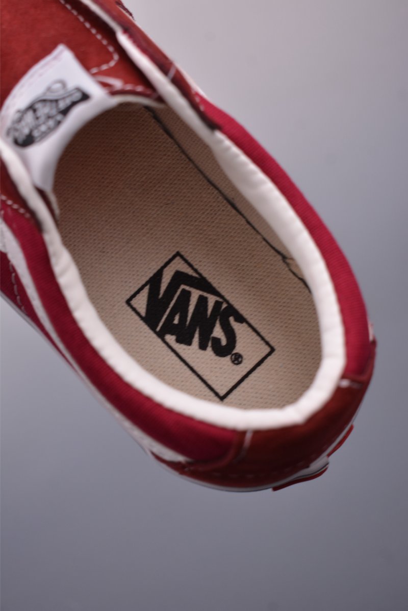 Vans Sk8-Low 'Wine Red' view