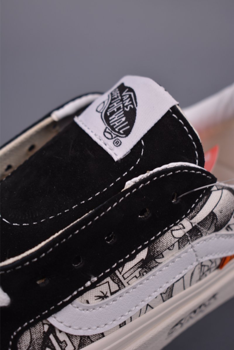 Vans Sk8-Low 'SNS' 'Black / White' view