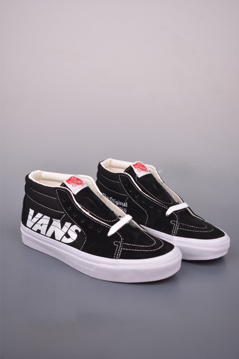 Vans Sk8-Mid 'Black / White Logo'