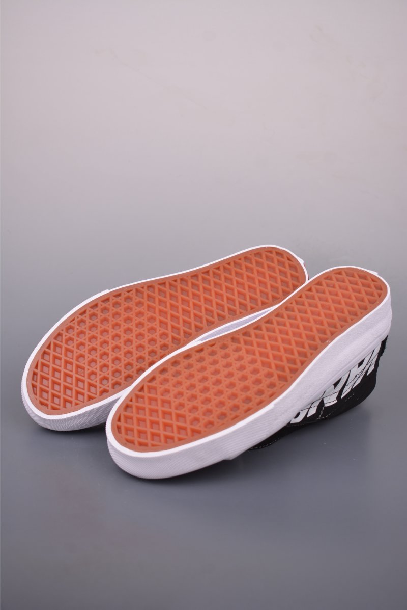 Vans Sk8-Mid 'Black / White Logo' view