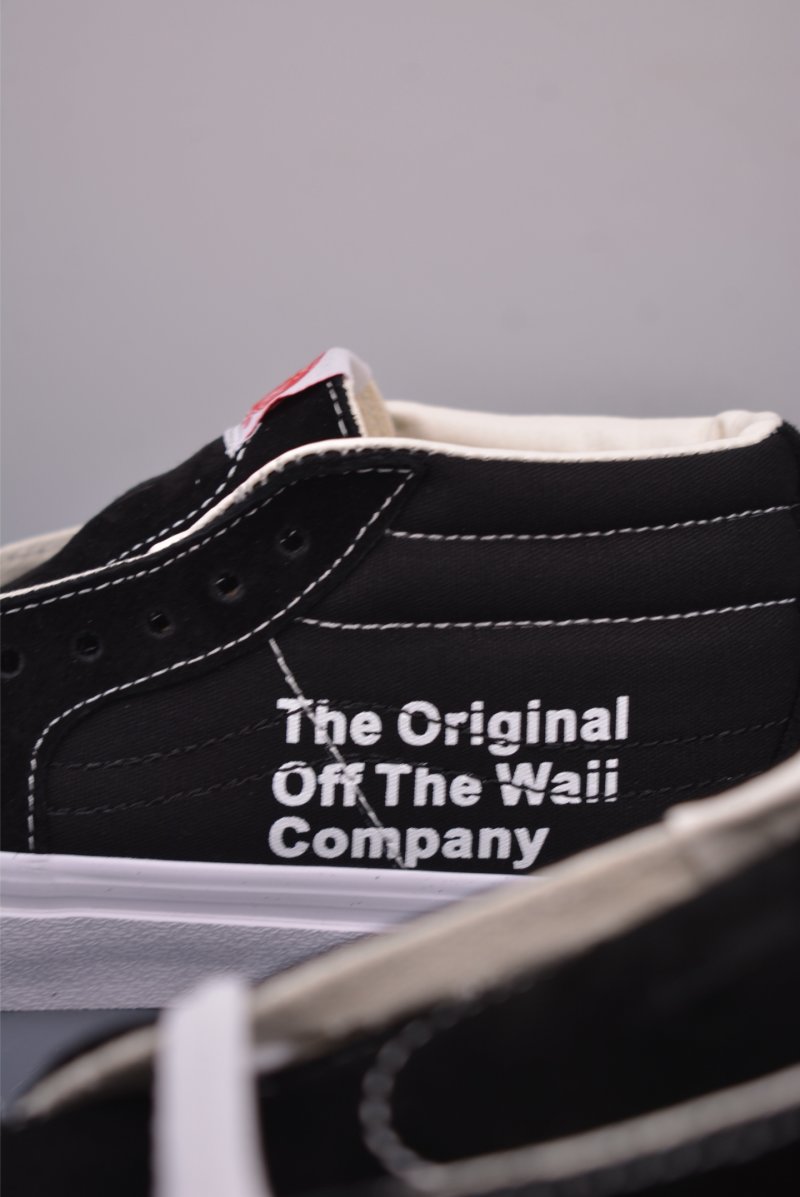 Vans Sk8-Mid 'Black / White Logo' view