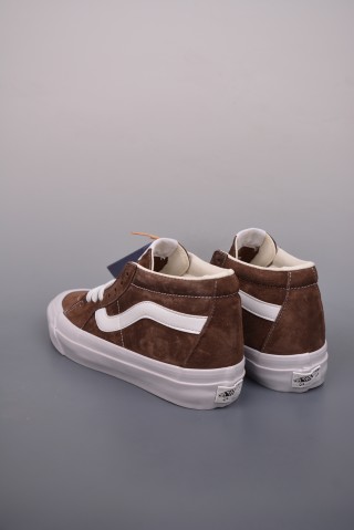 Vans Sk8-Mid Reissue 83 'Brown / Green' view 2