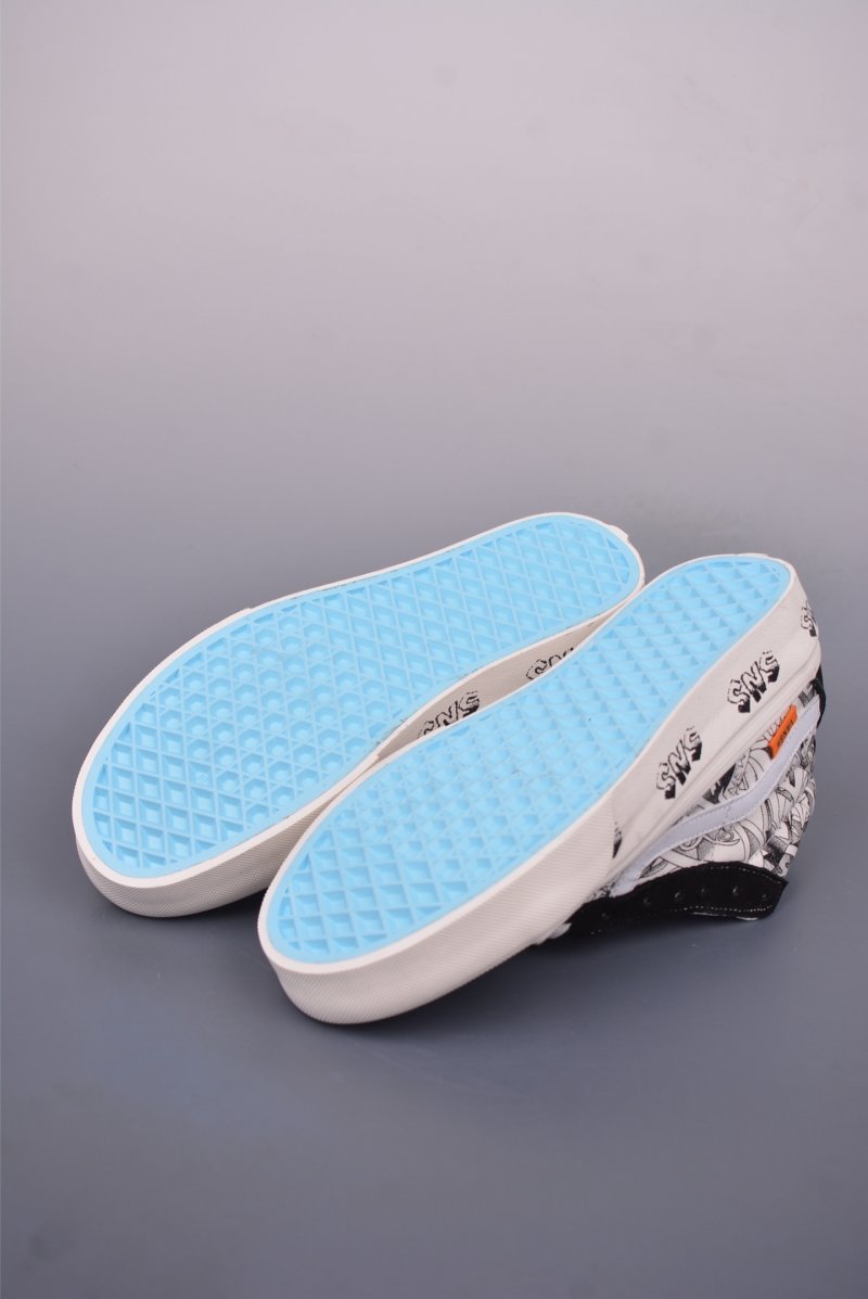 Vans Sk8-Mid 'SNS' 'Black / White Graffiti' view