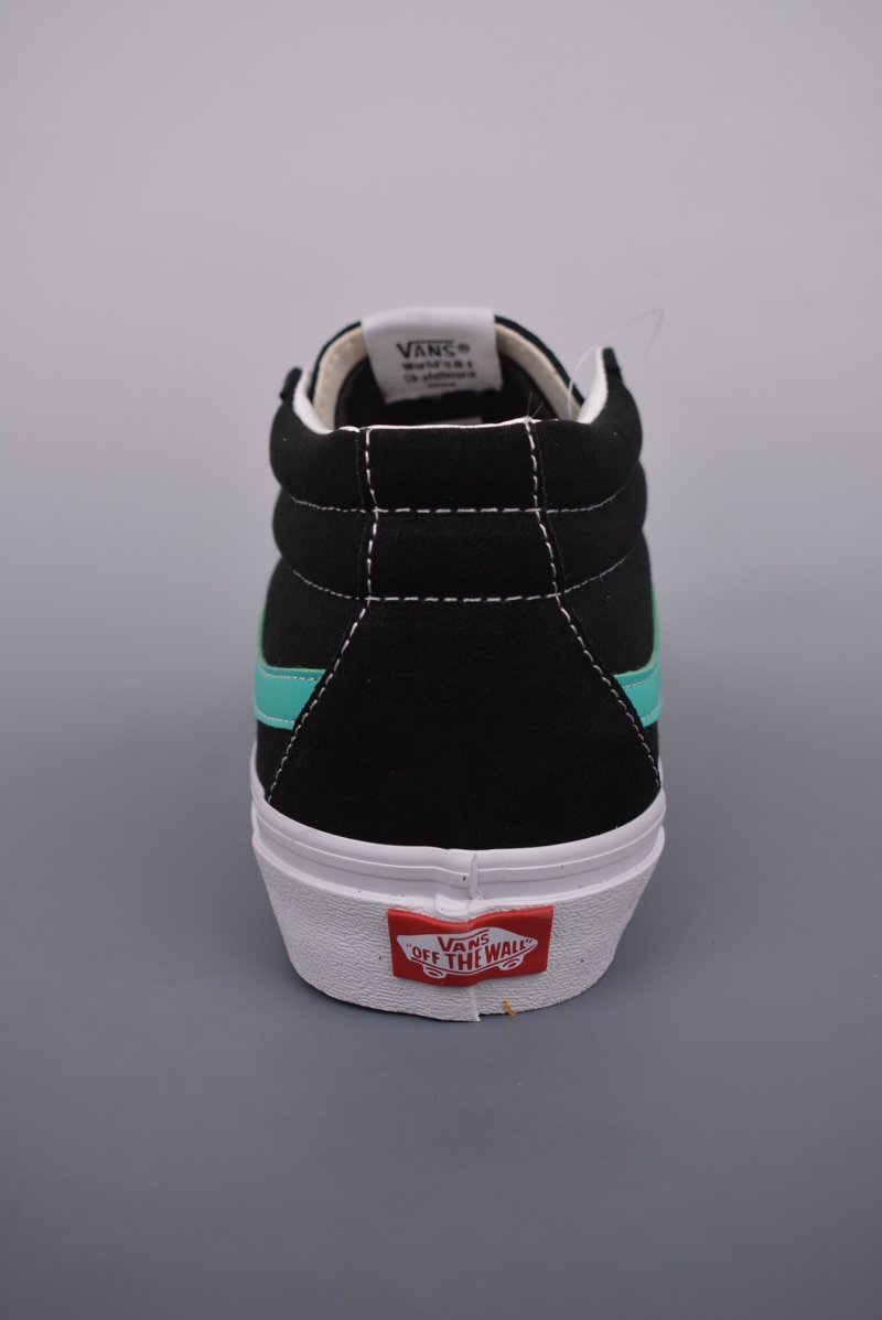 Vans Sk8-Mid 'Black / Green' view